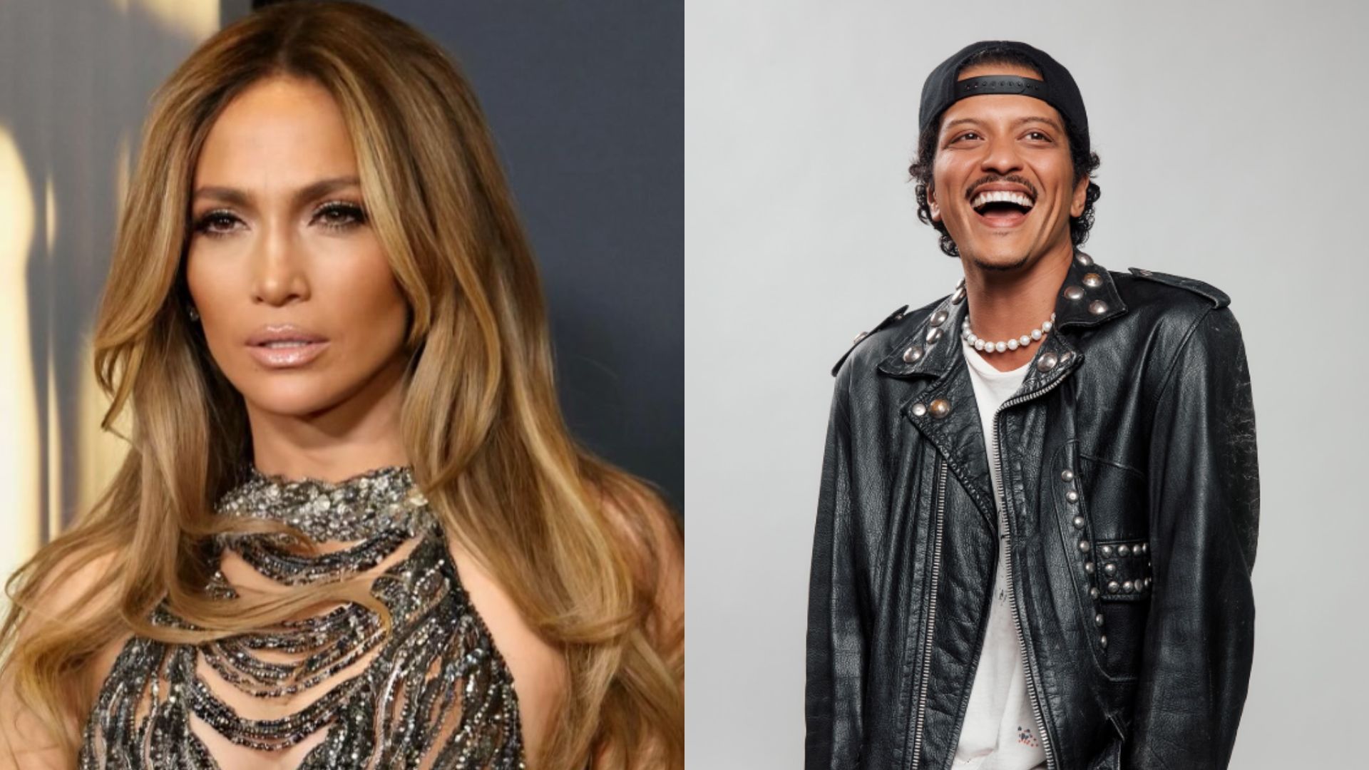 Internet reacts as Jennifer Lopez declined to have Bruno Mars for her wedding performance over $5M fee (Image via Instagram/@jlo and @brunomars)