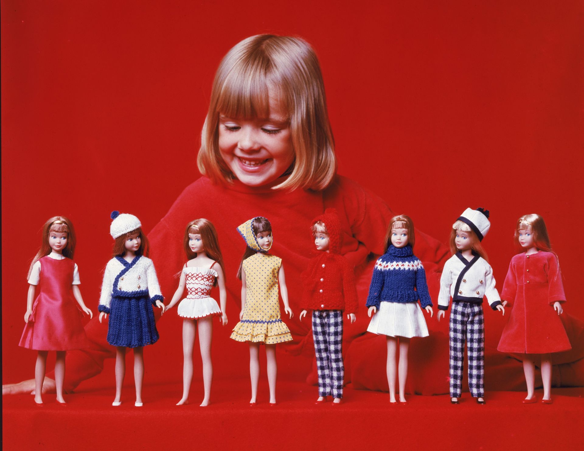 Girl Plays With Skipper Dolls - Source: Getty