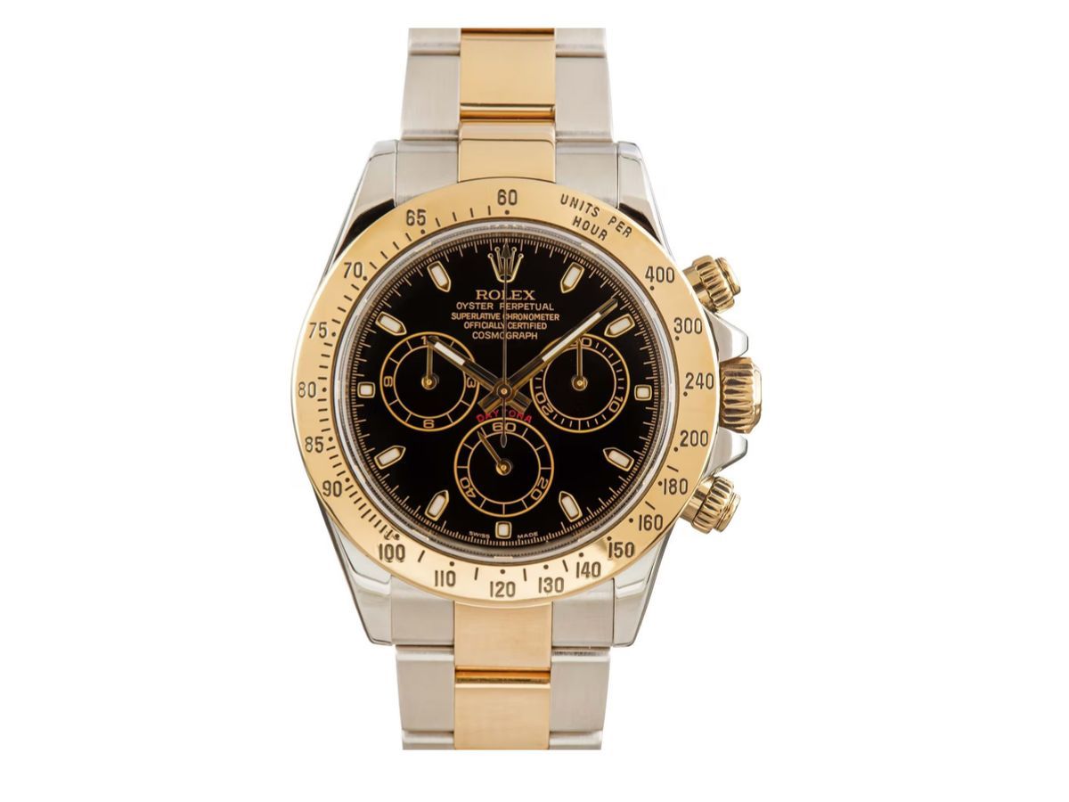 Pre-Owned Rolex Daytona 116523 Black Dial (image via BOB&#039;s Watch)