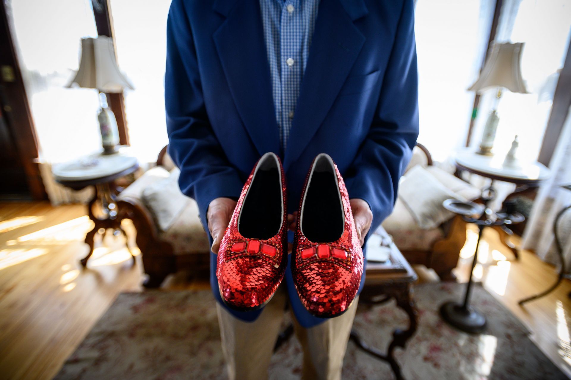 Judy Garland Ruby Slippers (Image via Getty)