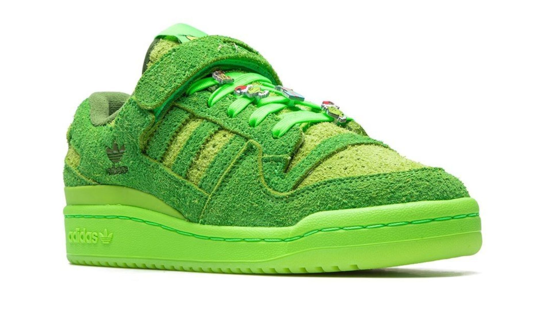 Adidas Forum Low &quot;Grinch&quot; (Image via Farfetch)