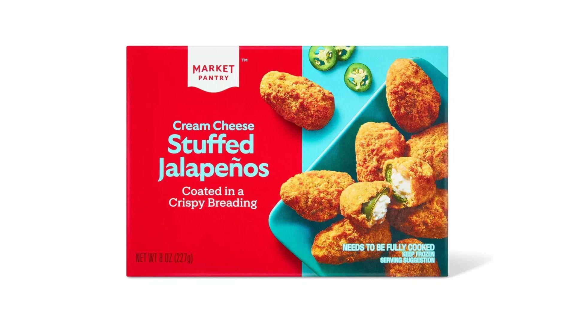 Frozen Cream Cheese Stuffed Jalapeno Poppers (Image via Target)