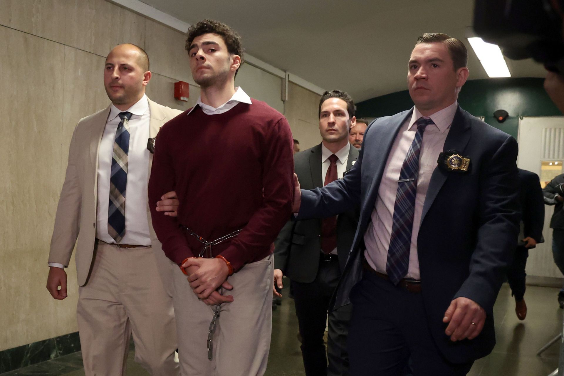 Alleged Killer Luigi Mangione Is Arraigned On New York State Murder Charges - Source: Getty