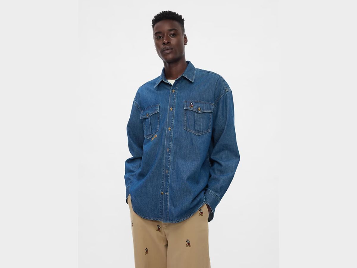 Gap &times; Disney Denim Western Shirt (Image via Gap)