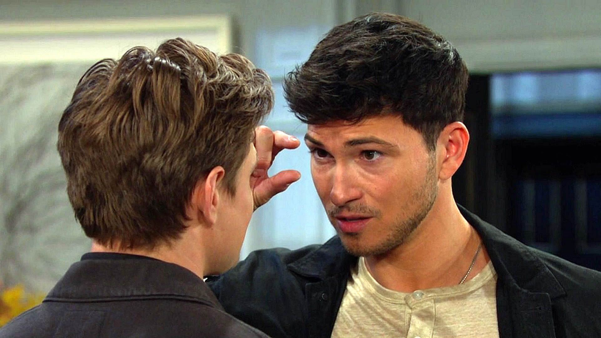 Days of Our Lives&#039; Alex scolding Johnny. | Image Source: Peacock