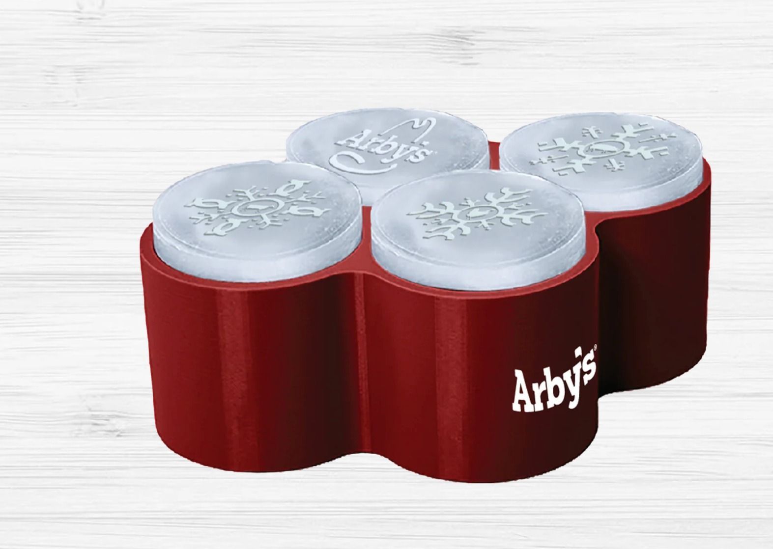 cylinder ice tray (Image via Arby&#039;s)