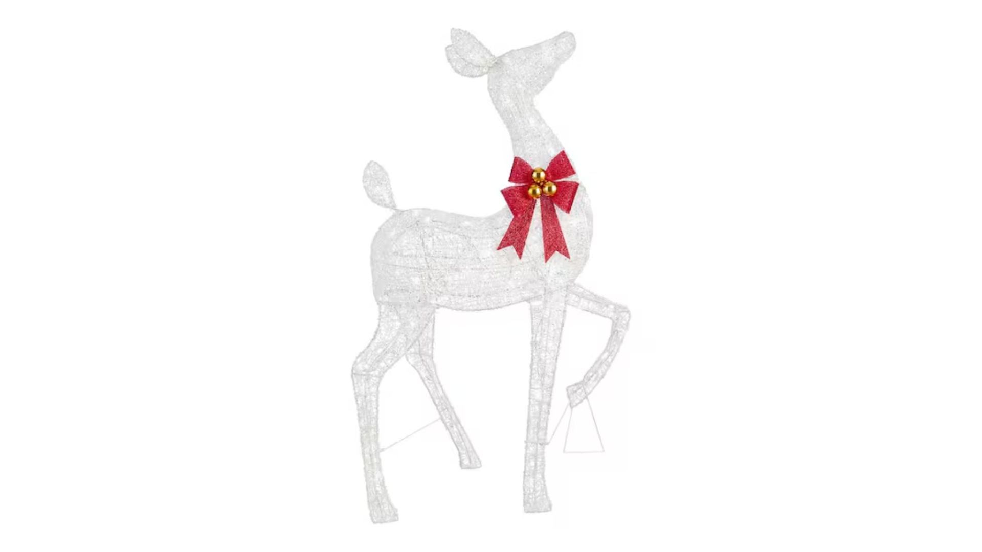 Icicle Shimmer Twinkling LED Doe Holiday Yard Decoration (Image via Home Depot)