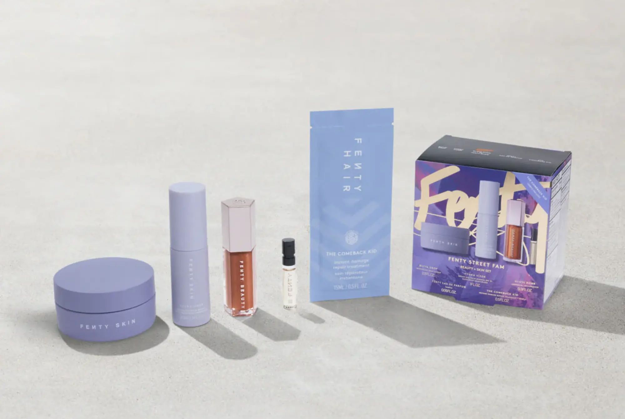 $36 off on a 5-piece mini set (Image via Fenty Beauty)