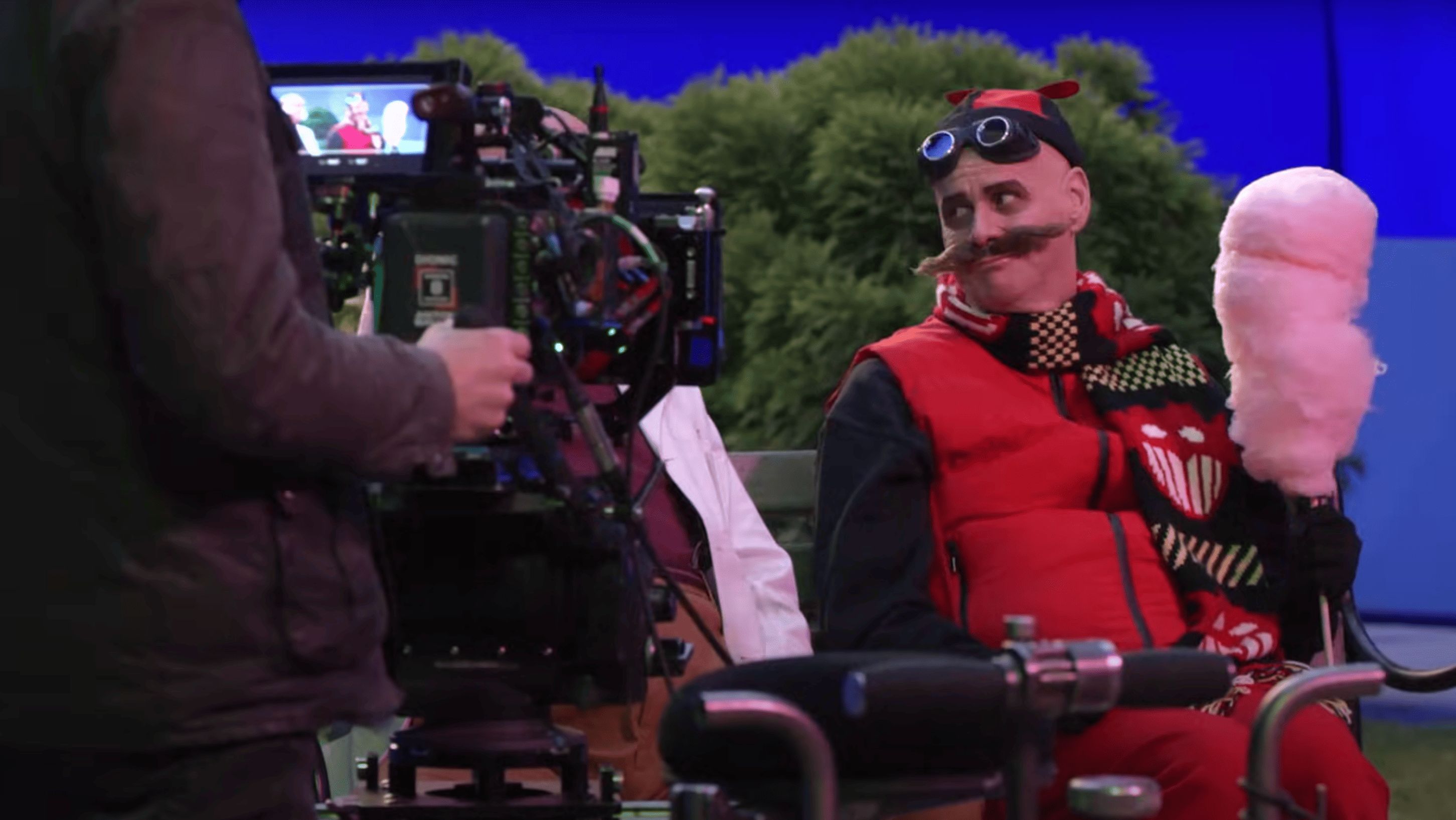 Behind the scenes of Sonic the Hedgehog 3 (Image via YouTube/@paramountpictures)