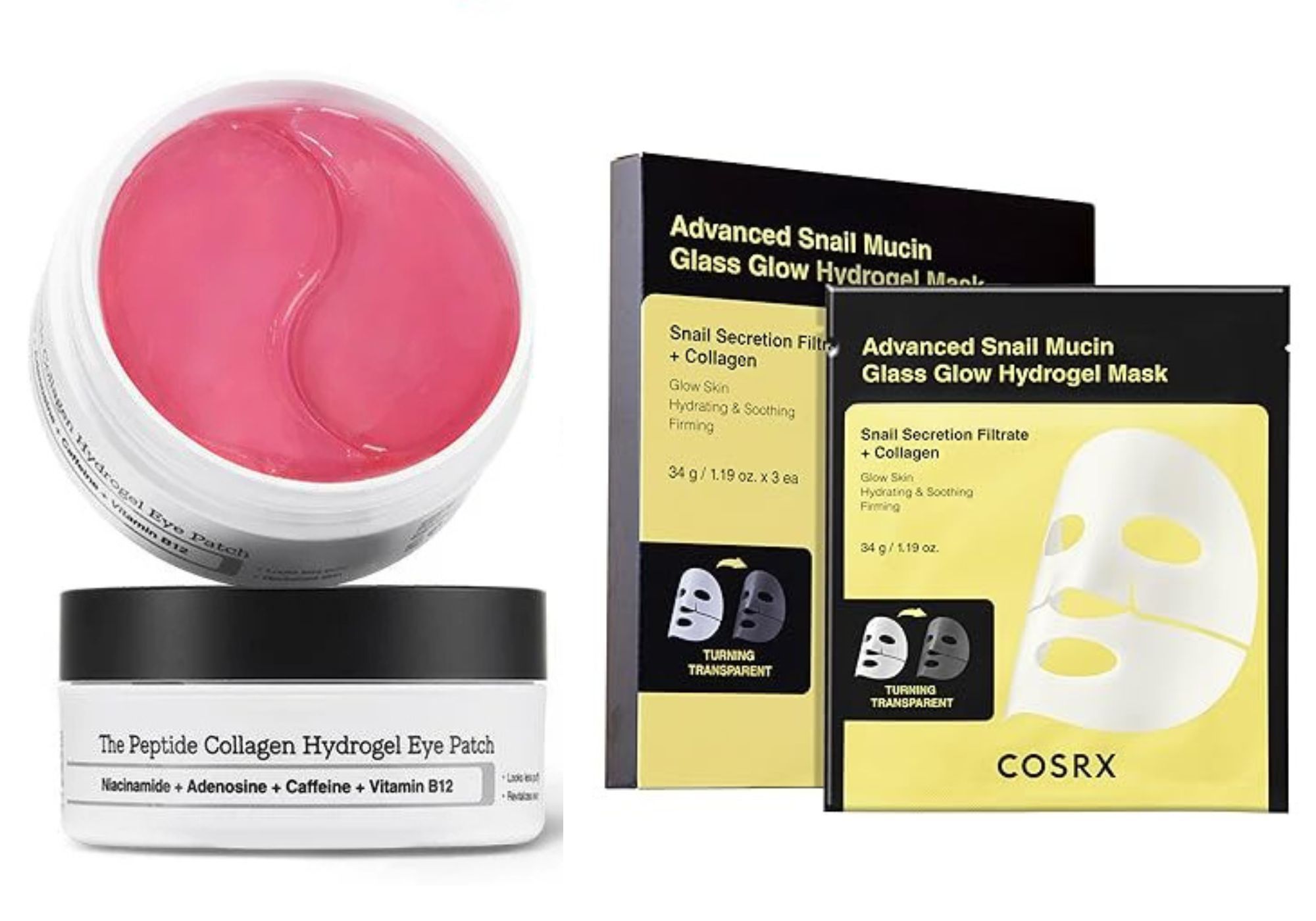 CosRX has launched two new face masks! (Image via CosRX &amp; Amazon)