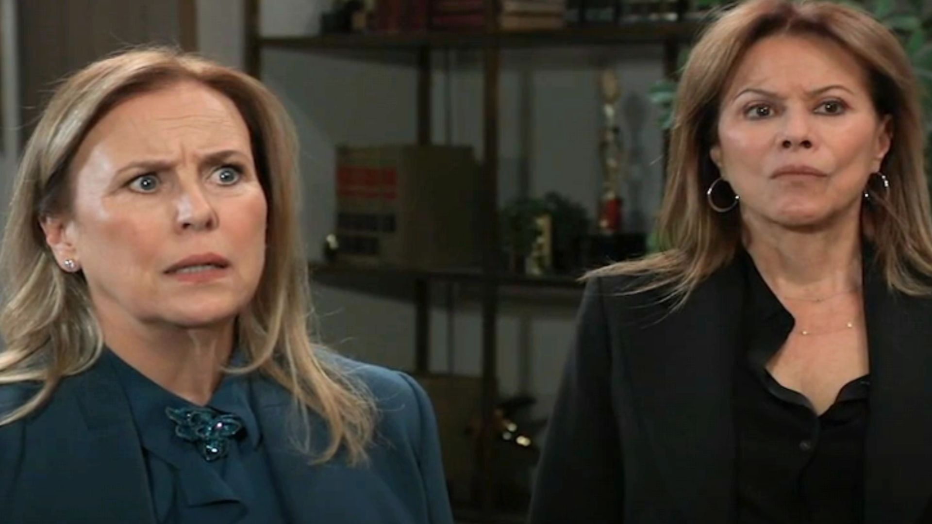 Laura and Alexis are shocked | Image Source: ABC