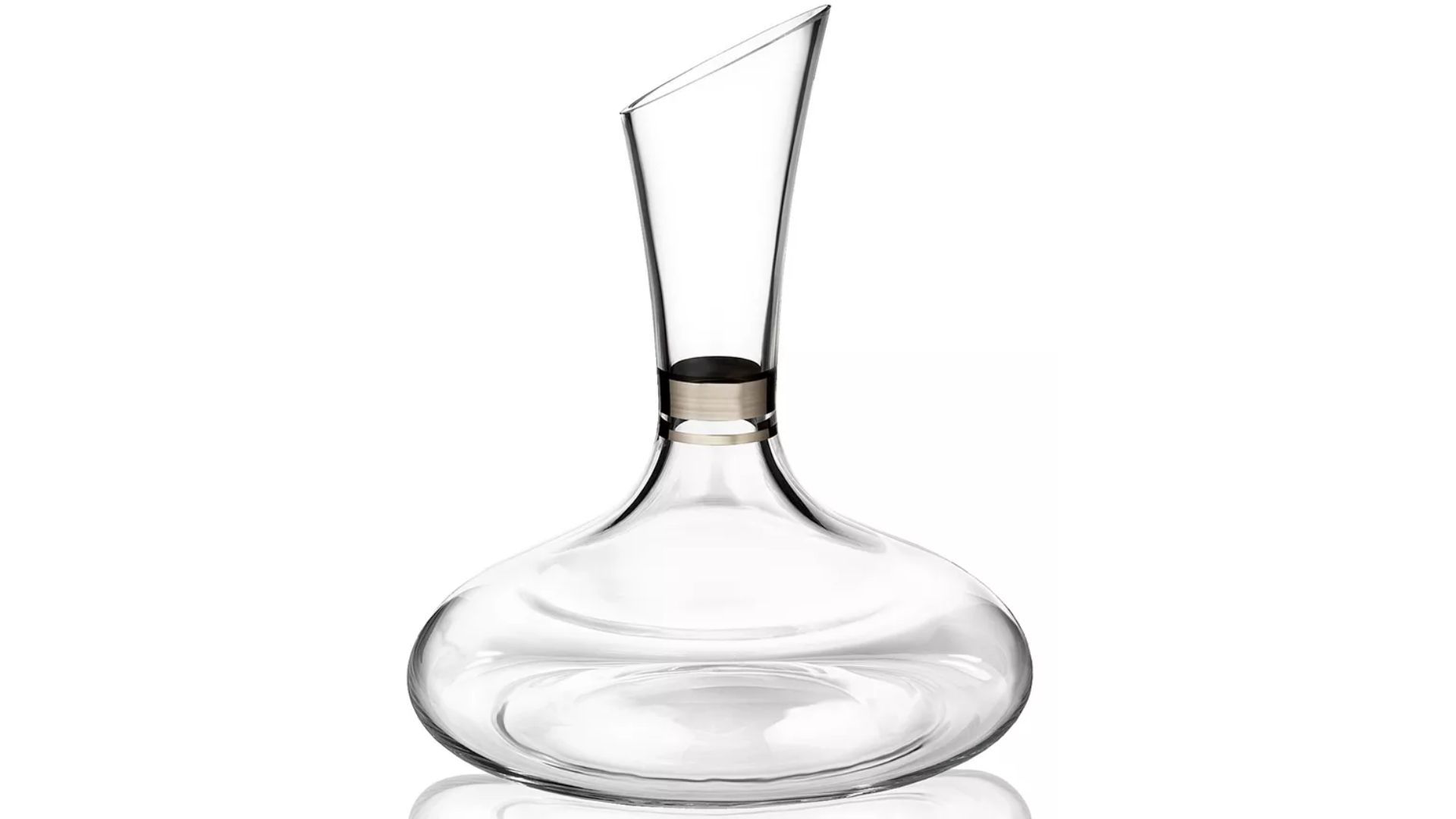 Waterford Carafe Platinum Band (Image via Macy&#039;s)