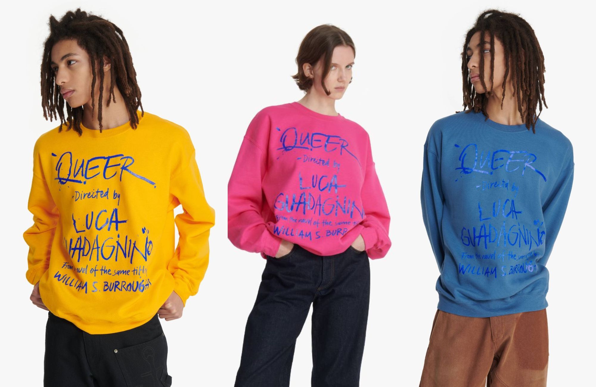 JW Anderson x Queer sweatshirt with text (Image via JW Anderson)