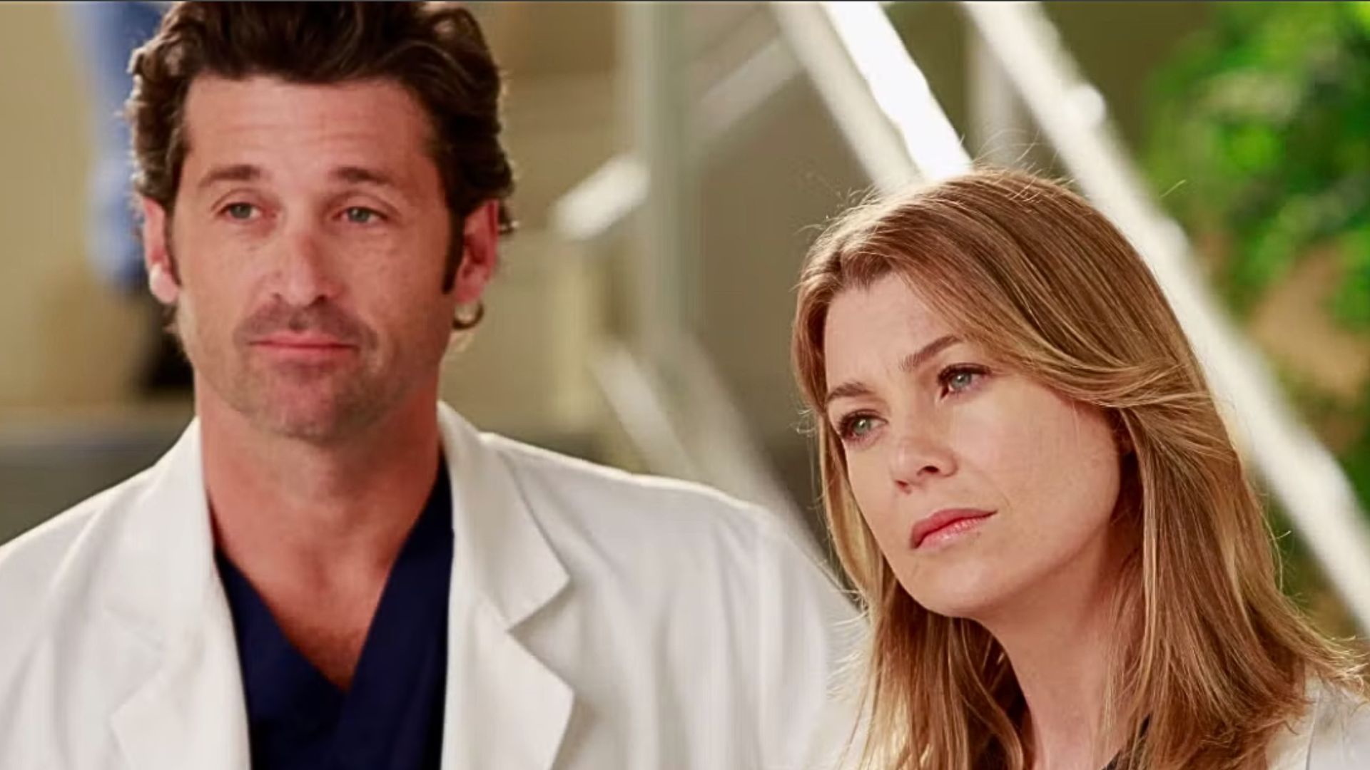 Meredith and Derek from Grey&#039;s Anatomy | source: 20th Television