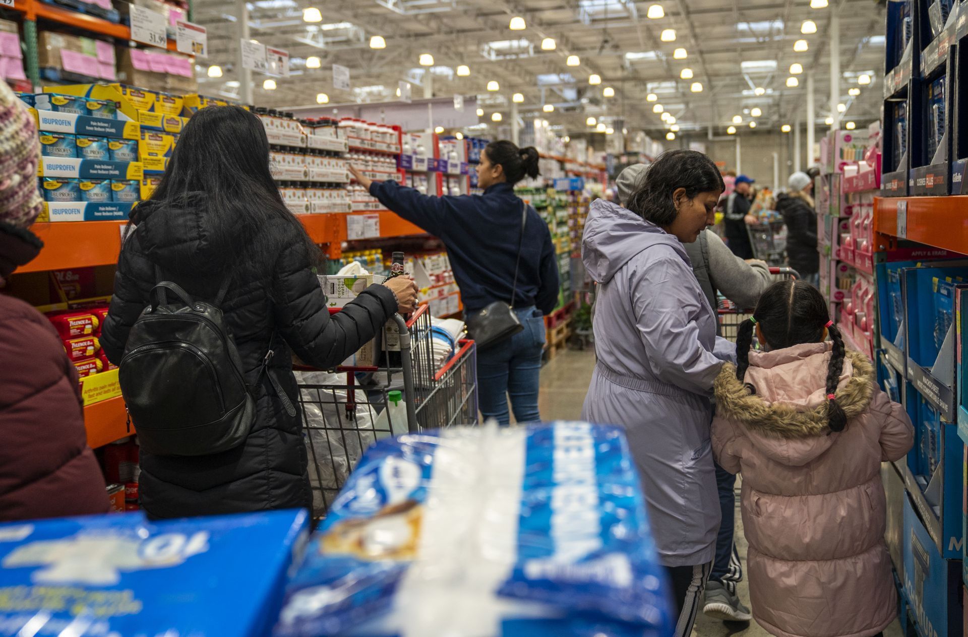 Costco Shoppers In Colchester, Vermont - Source: Getty