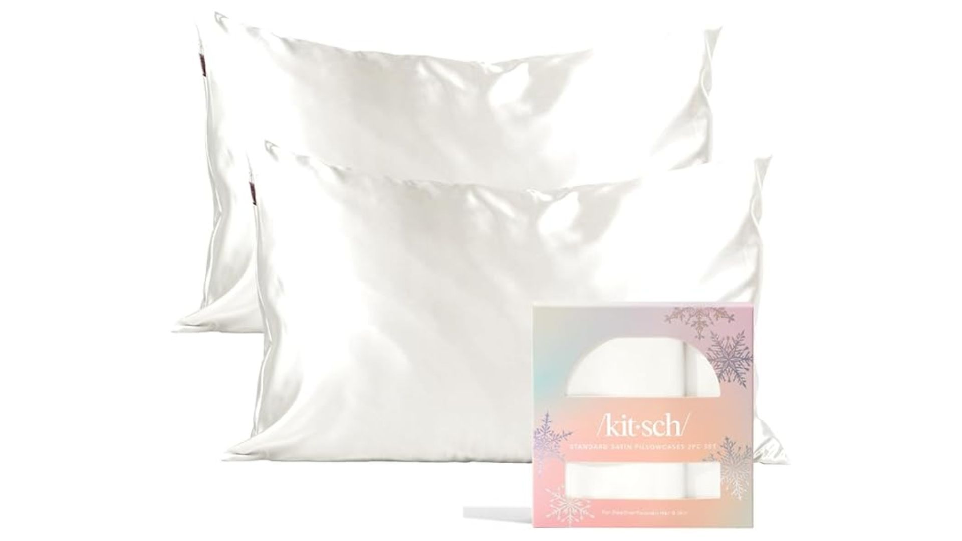 Kitsch Holiday Satin Pillowcase (Image via Amazon)