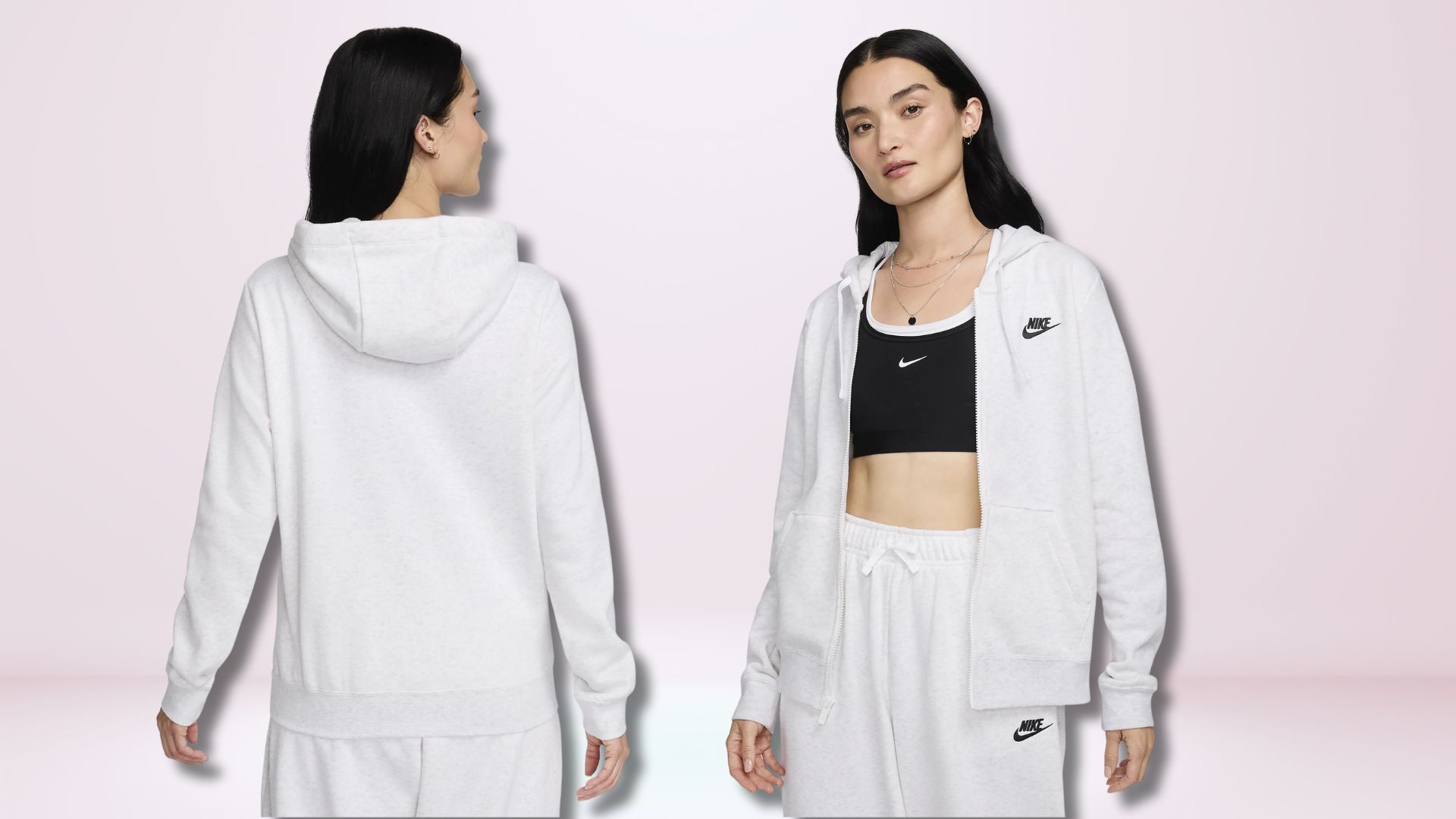 Nike Sportswear Club Fleece Women&rsquo;s Full-Zip Hoodie (Image via Nike)