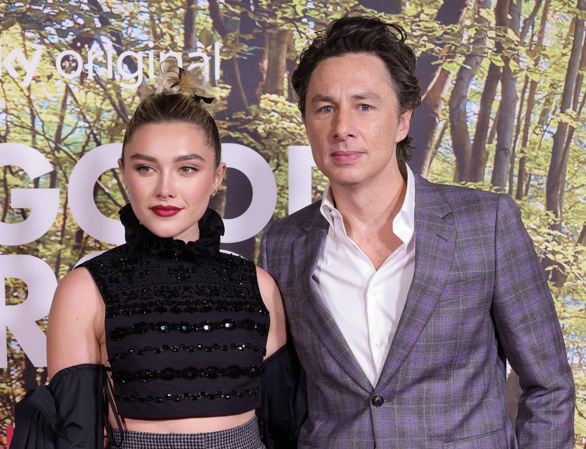 Florence Pugh and Zach Braff - Source: Getty