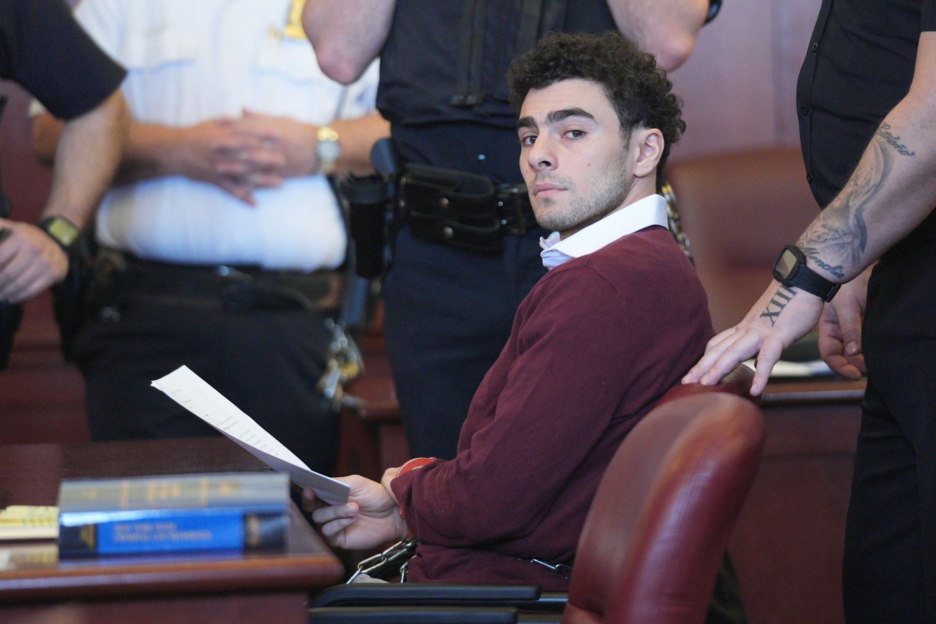 Alleged Killer Luigi Mangione Is Arraigned On New York State Murder Charges - Source: Getty