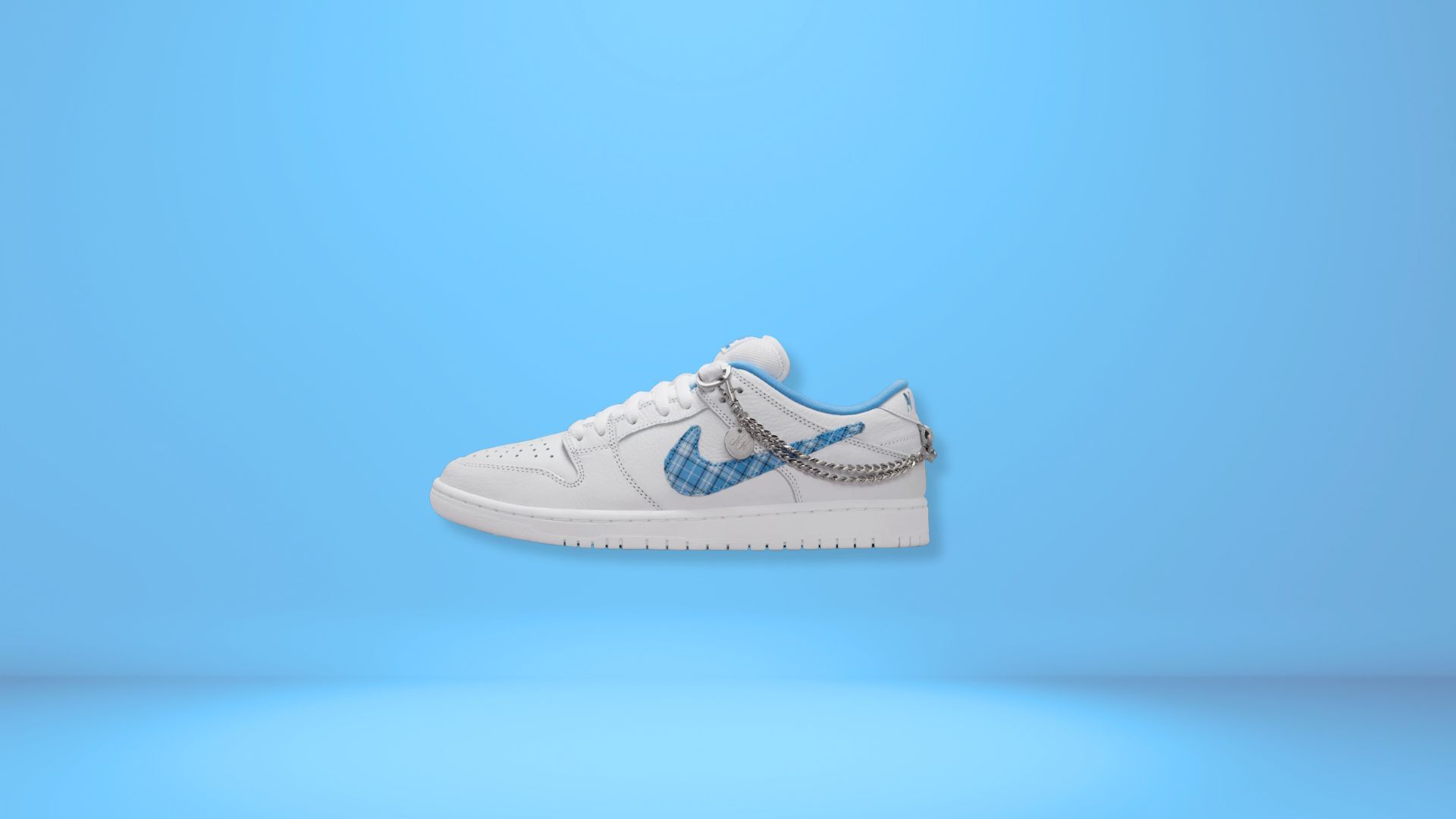 Nike SB Dunk Low Pro x Nicole Hause &quot;White and University Blue&quot; (Image via Nike)