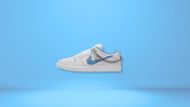 Nike SB Dunk Low Pro x Nicole Hause "White and University Blue" (Image via Nike)