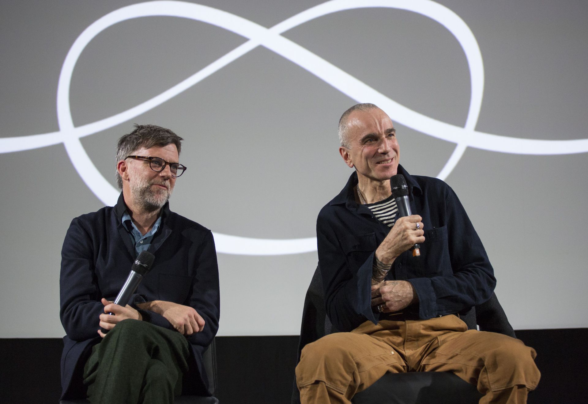 Paul Thomas Anderson and Daniel Day-Lewis (Photo by John Phillips/Getty Images for Universal)