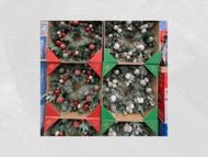 Decorated Wreath with LED Lights (Image via Costco)