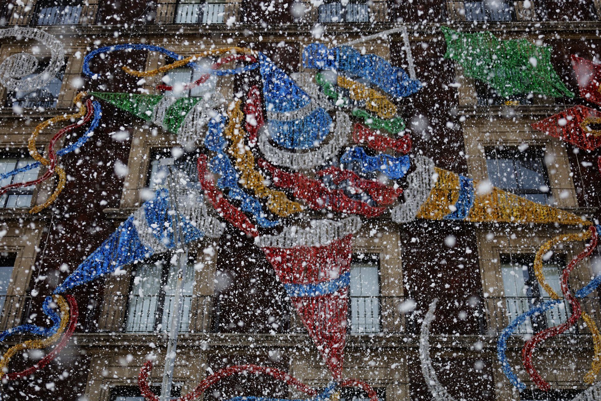 Christmas Village In The Z&oacute;calo Of Mexico City - Source: Getty