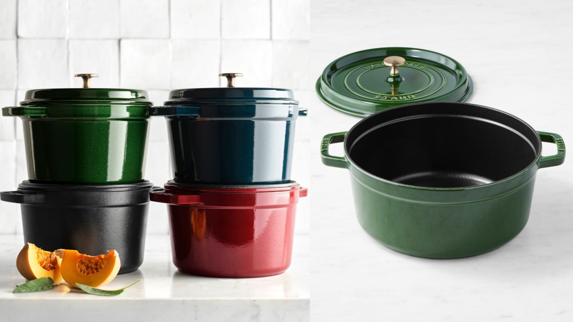 Staub Enameled Cast Iron Round Dutch Oven (Image via Williams Sonoma)