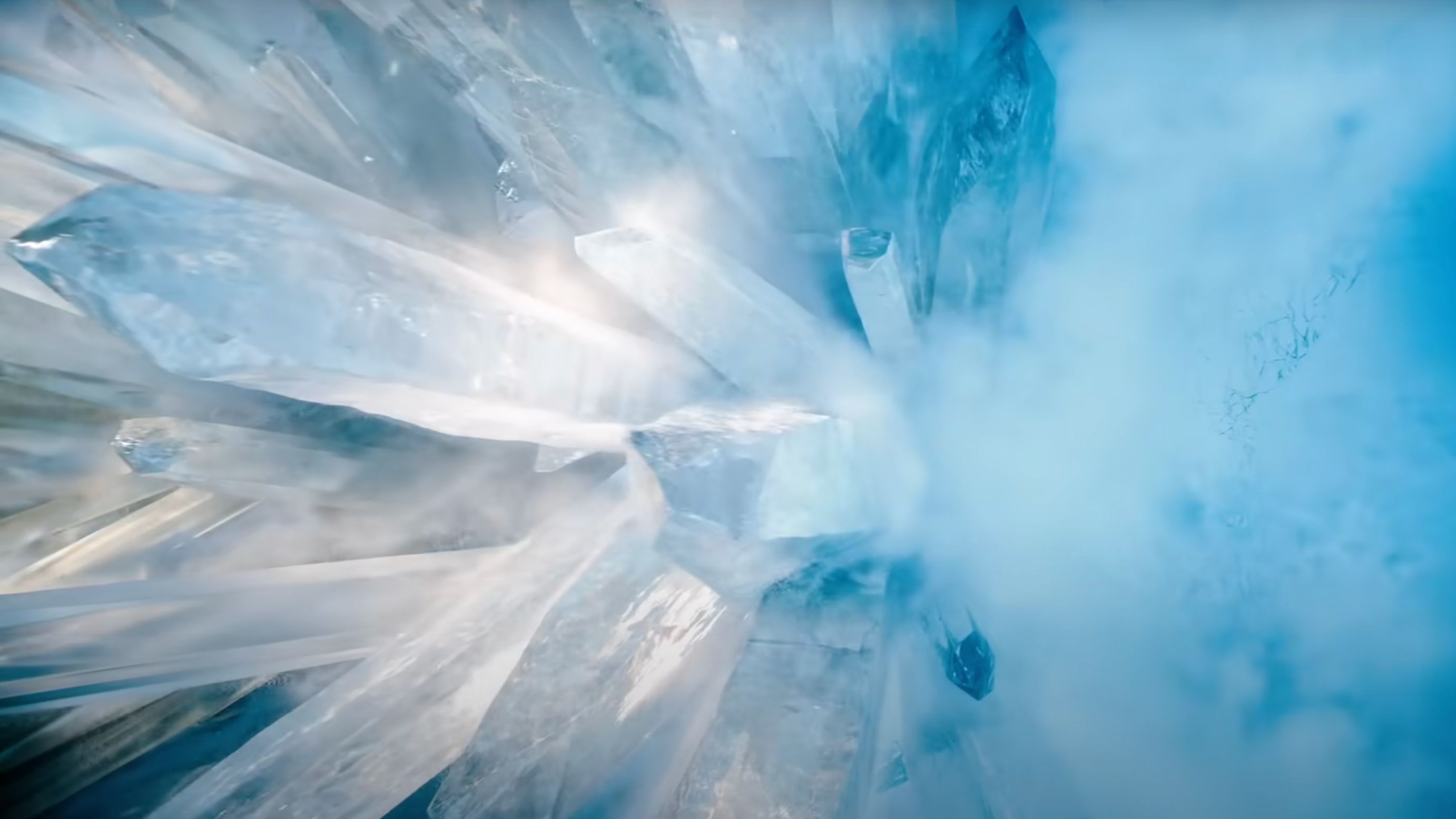 The Fortress of Solitude (Image via YouTube/@dcofficial)