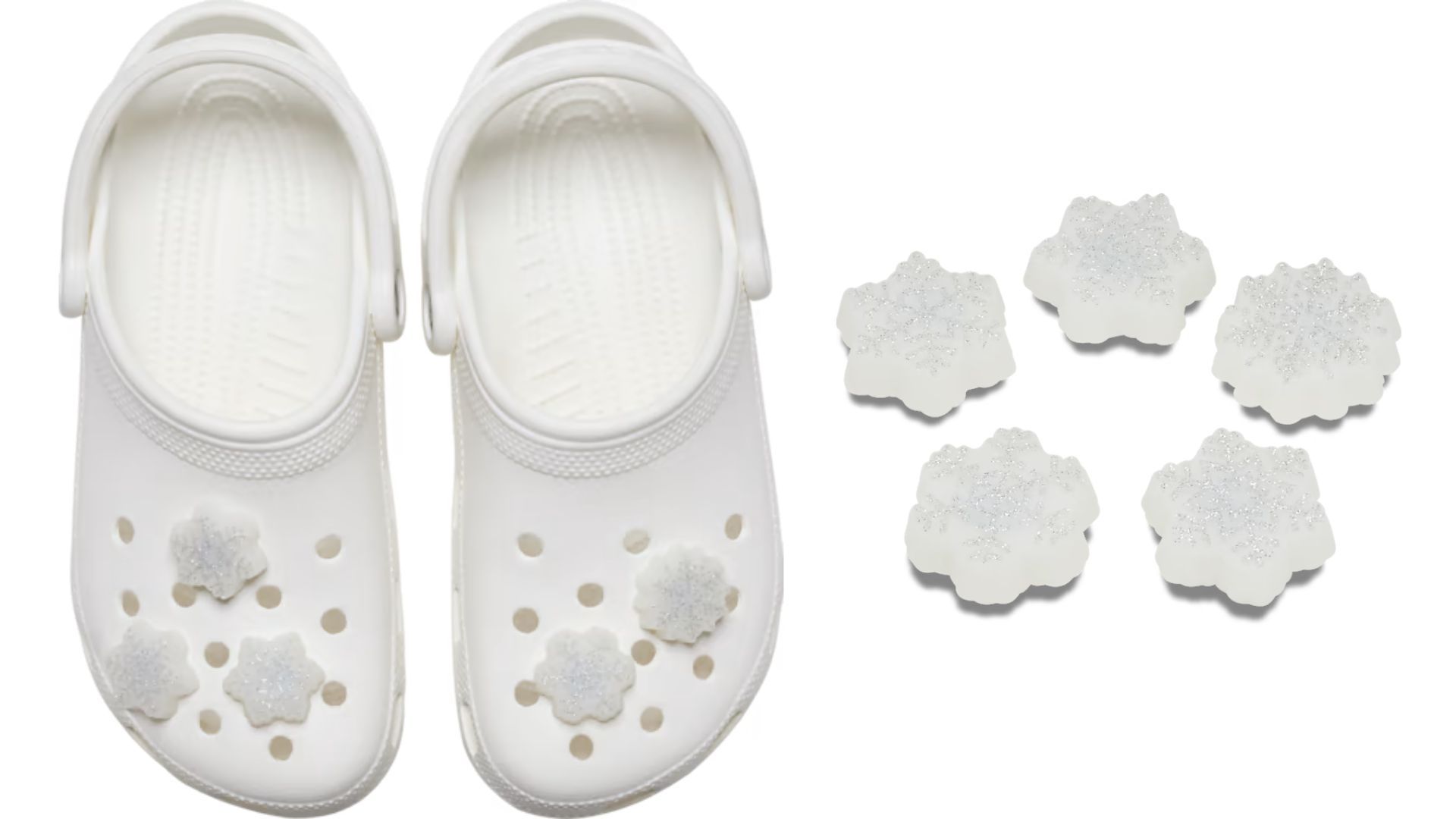 LED Winter Night Snowflake 5 Pack (Image via Crocs)