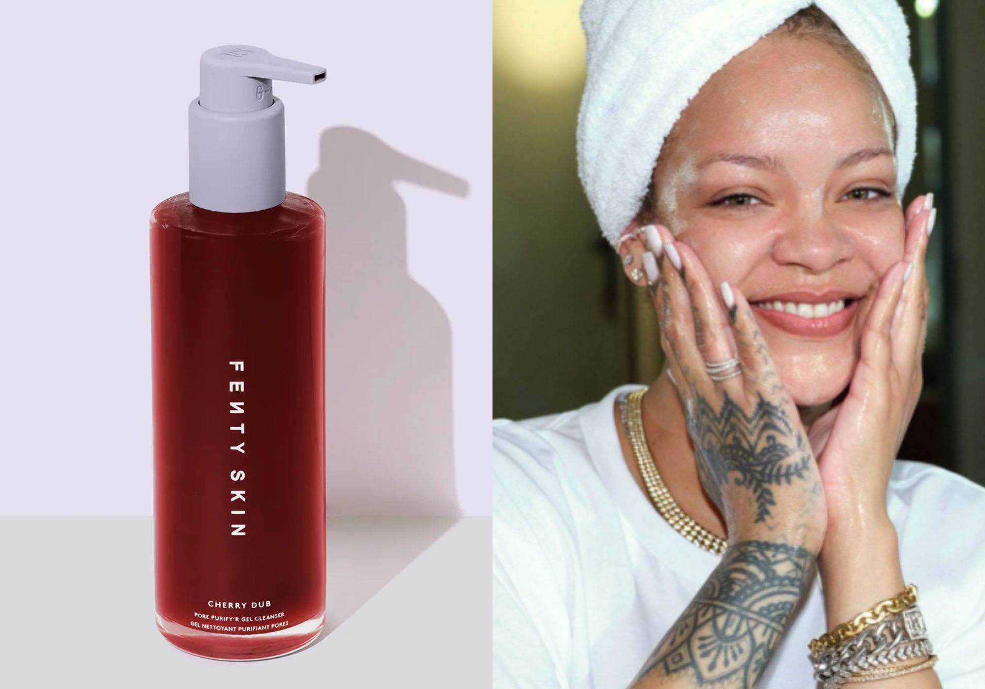 Fenty Skin CherryDub Pore Purify&rsquo;r Gel Cleanser (Image via Fenty Beauty)