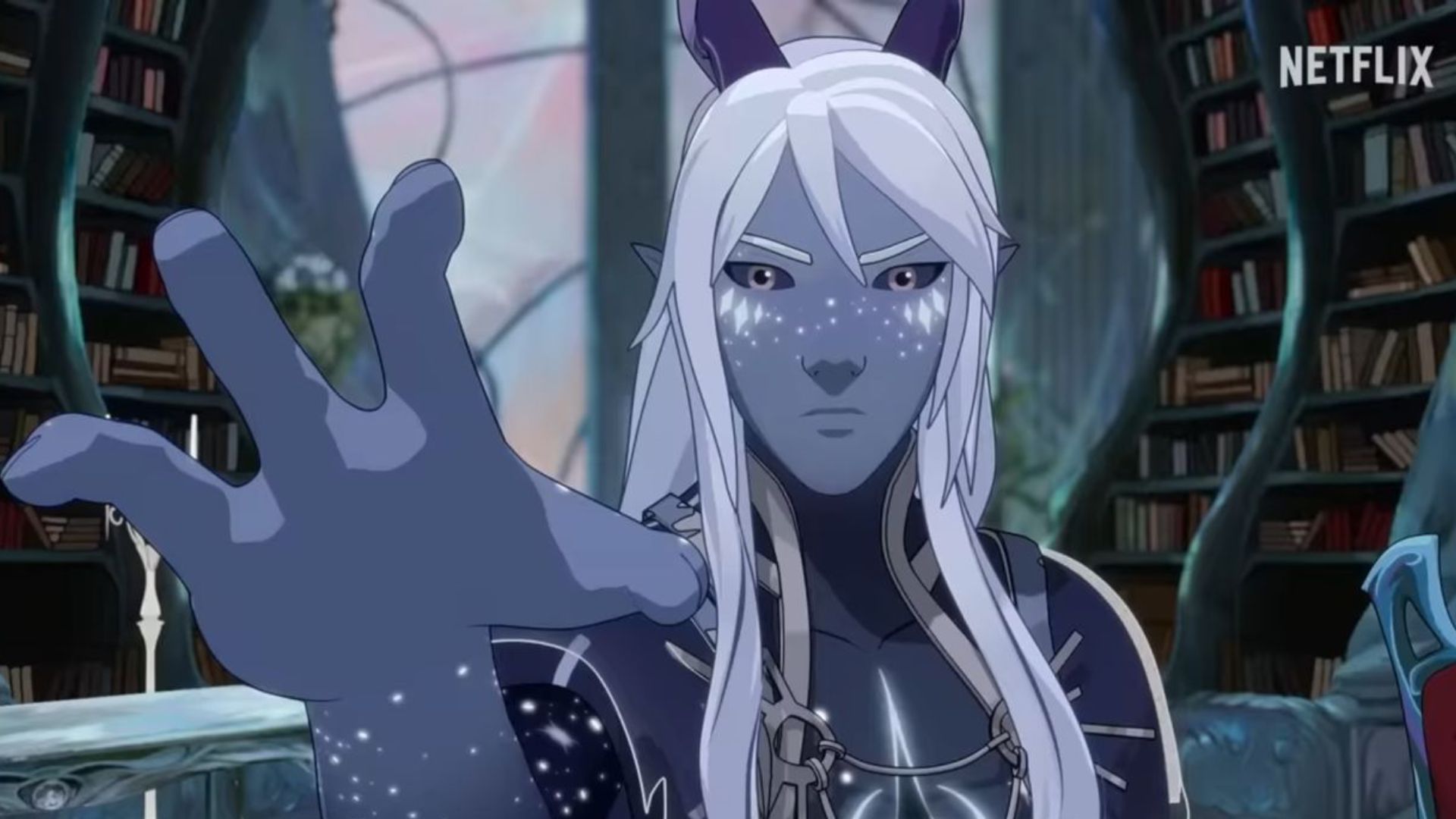 A still of Aaravos from the series | Image Source: Netflix