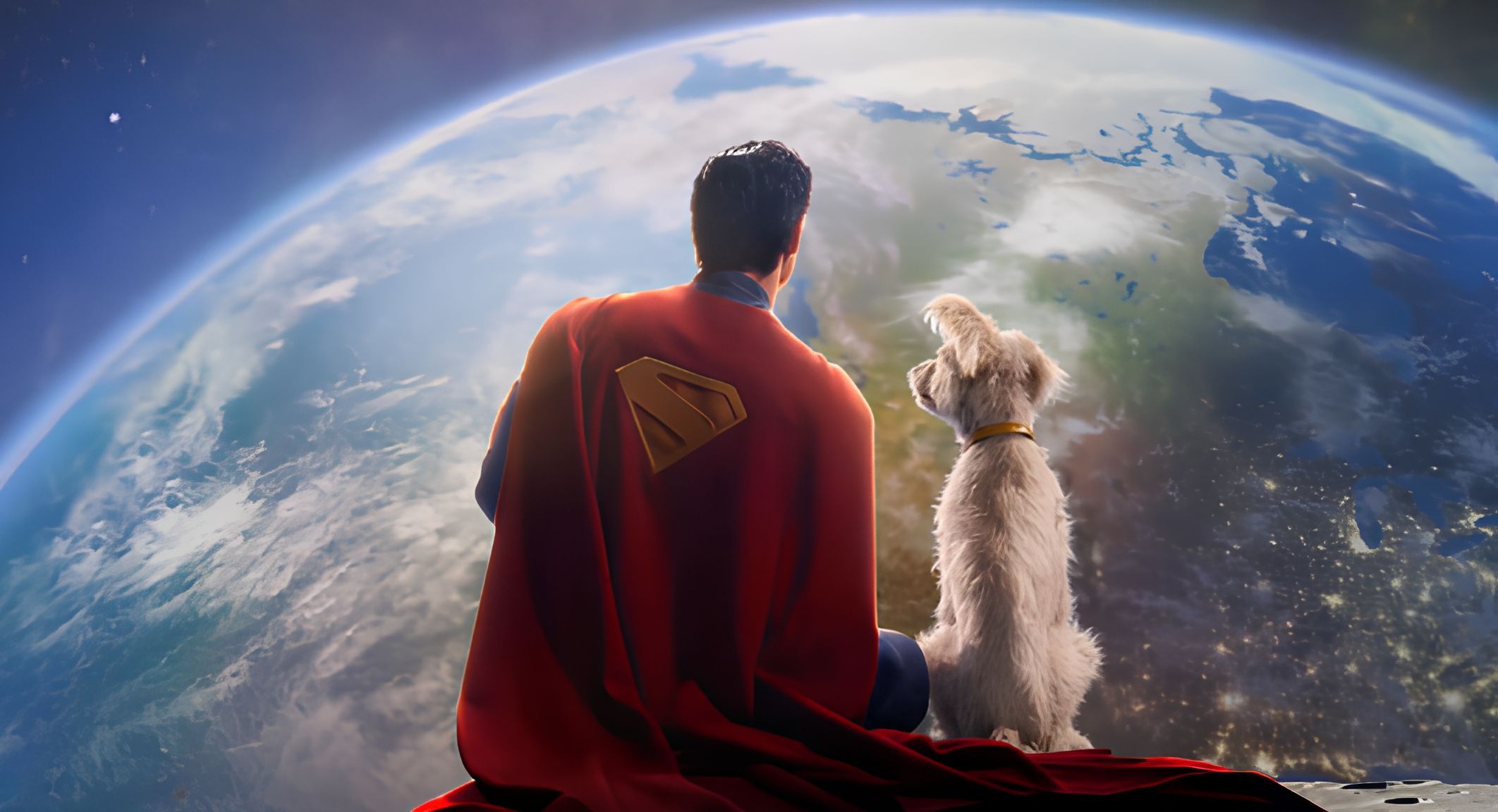 Superman and Krypto in the film | Source: DC on YouTube