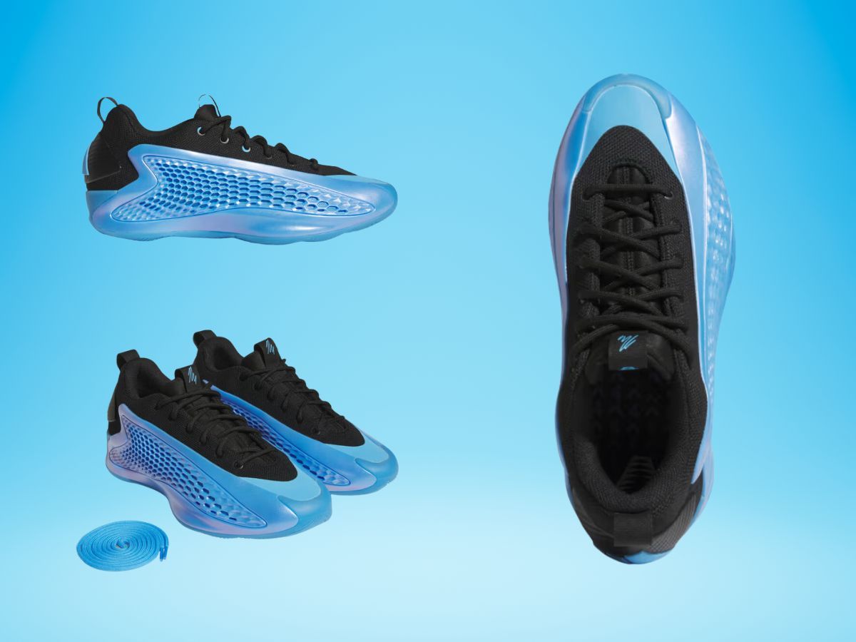 Adidas Anthony Edwards 1 Low &quot;Blue Burst&rdquo; (Image via Adidas)