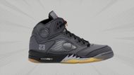 The Off-White x Air Jordan 5 “Muslin” is arguably one of the most popular footwear designs of Virgil Abloh (Image via StockX)