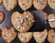 1980s Heart-Shaped Baked Cookies - Source: Getty