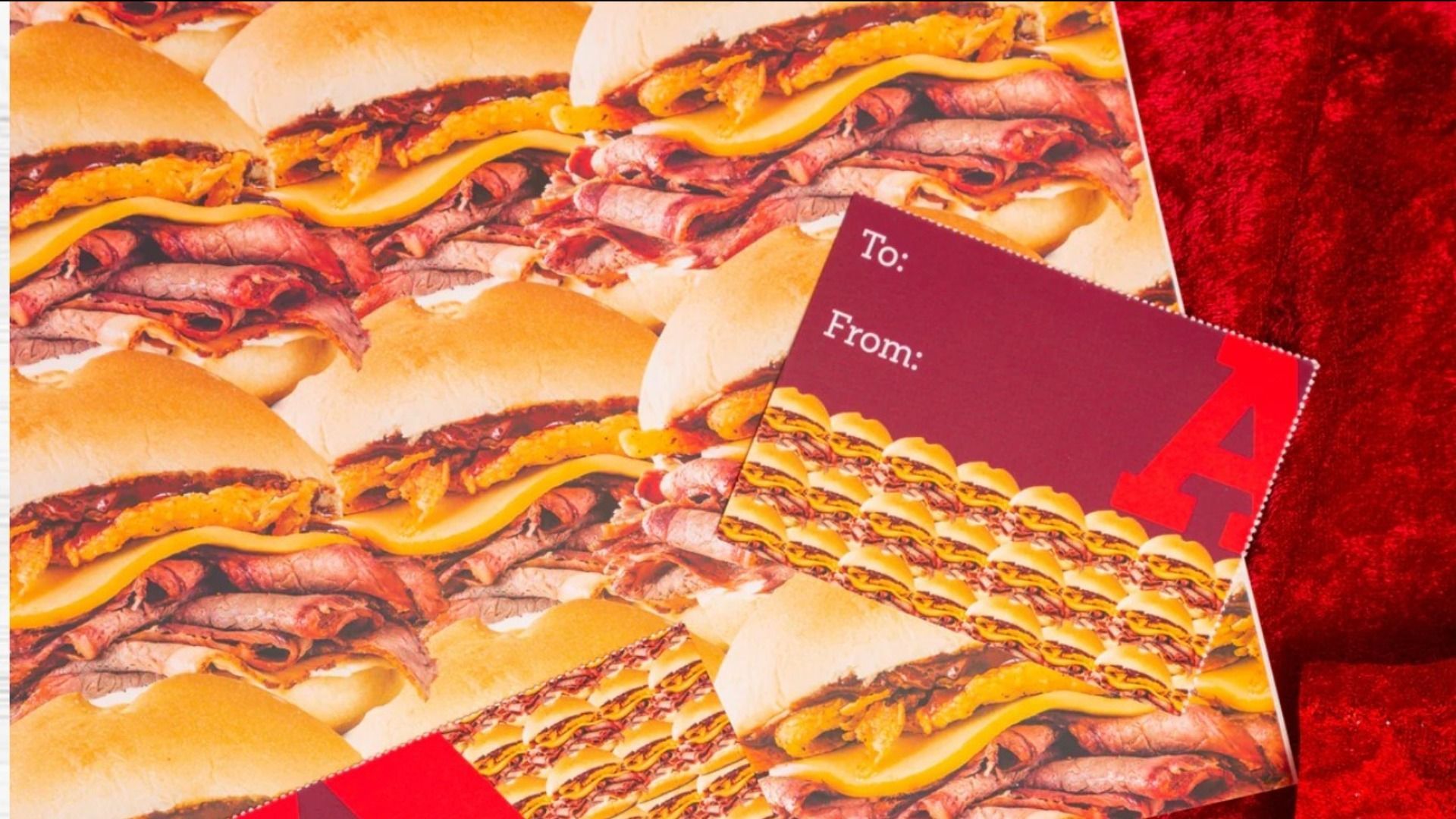 scented meat wrapping paper Image via (Arby&#039;s)