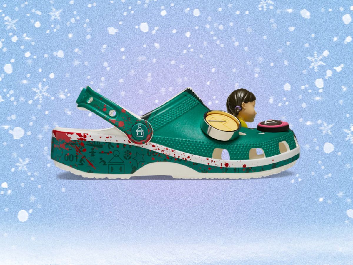 A closer look at the themed Classic Clog (Image via Crocs)