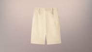 Beige golf Bermuda shorts (Image via Off-White)