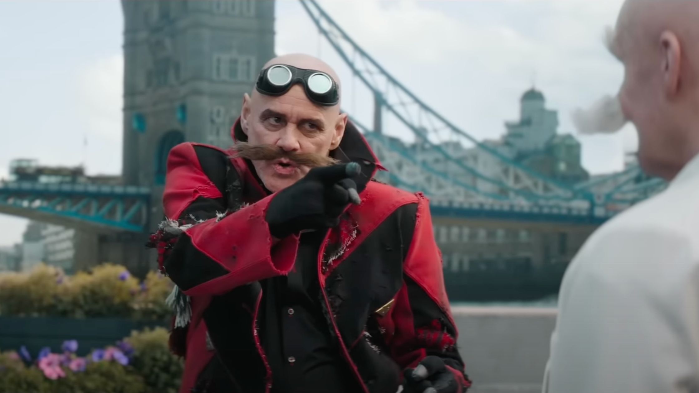 Jim Carrey as Doctor Eggman in Sonic the Hedgehog 3 (Image via YouTube/@SonictheHedgehog)