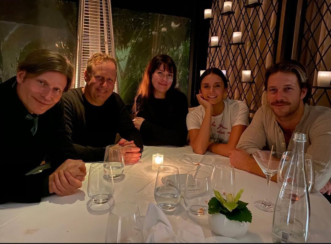 Roger Avary with coworkers of Luck Day Movie. (Photo from Instagram/@roger.avary)