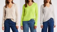 Caslon Cashmere V-Neck Sweater (Image via Nordstrom)