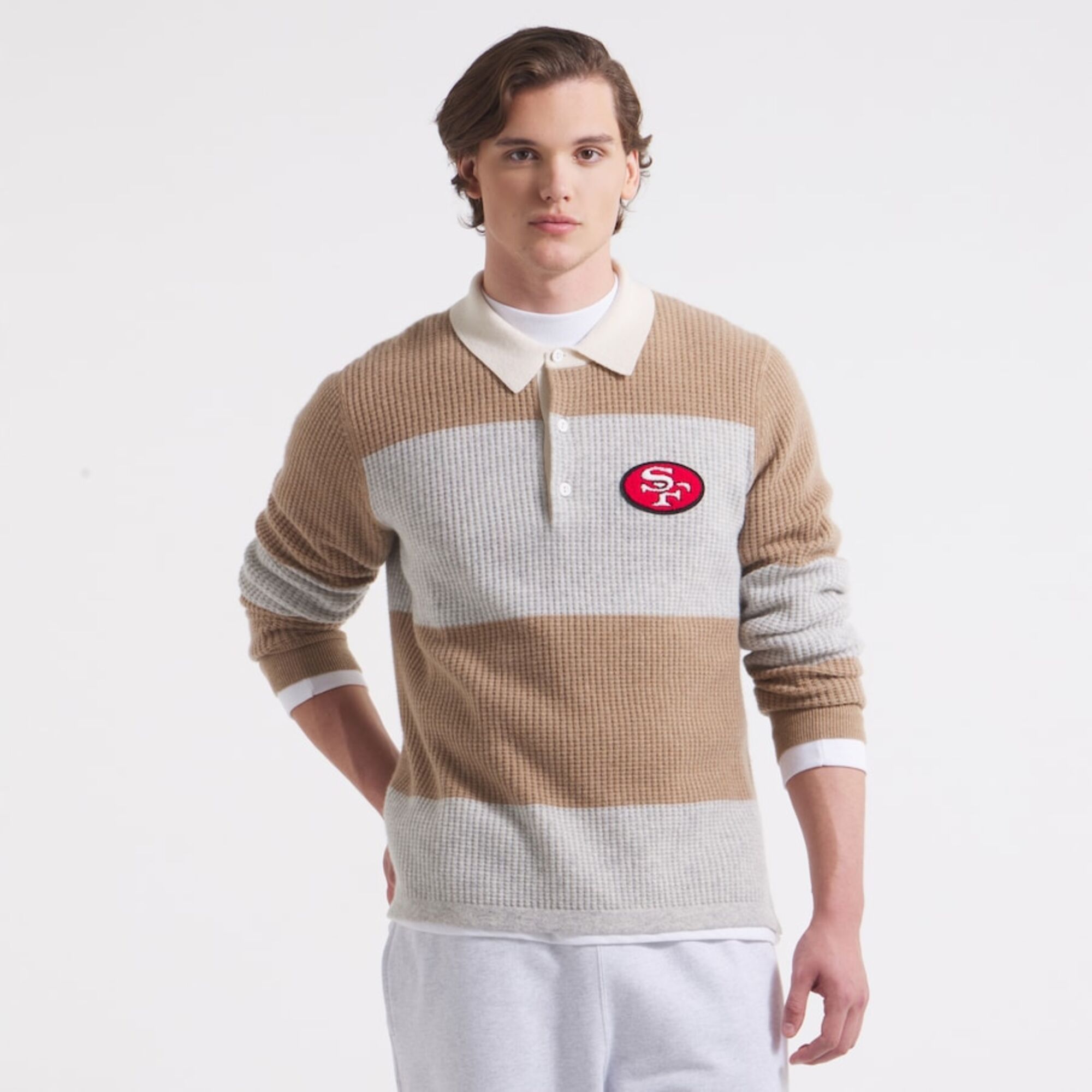 Todd Snyder x NFL x Fanatics cashmere rugby sweater (Image via NFL)