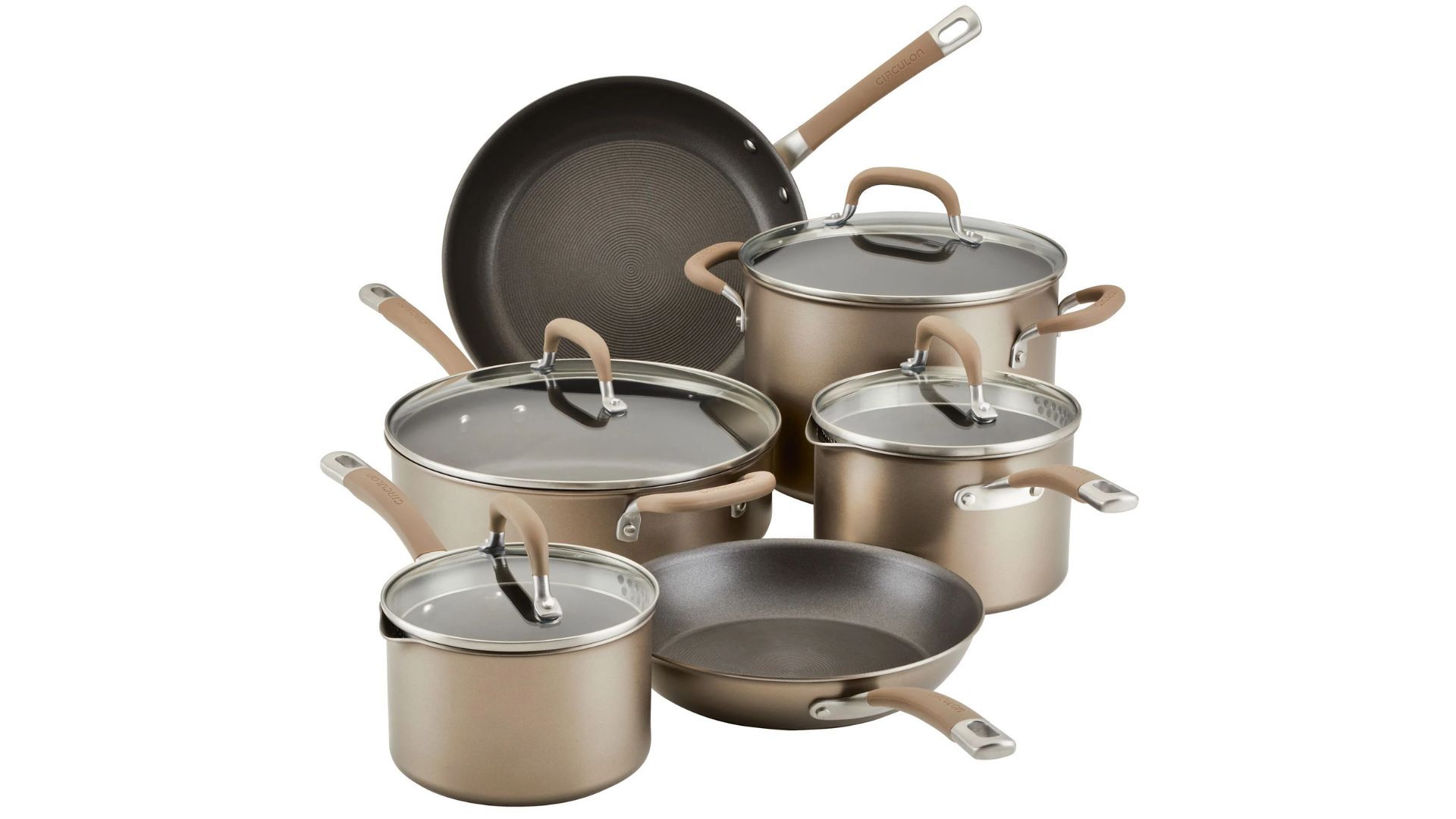 Circulon Premier Professional 10-piece Non-Stick Cookware Set (Image via Costco)