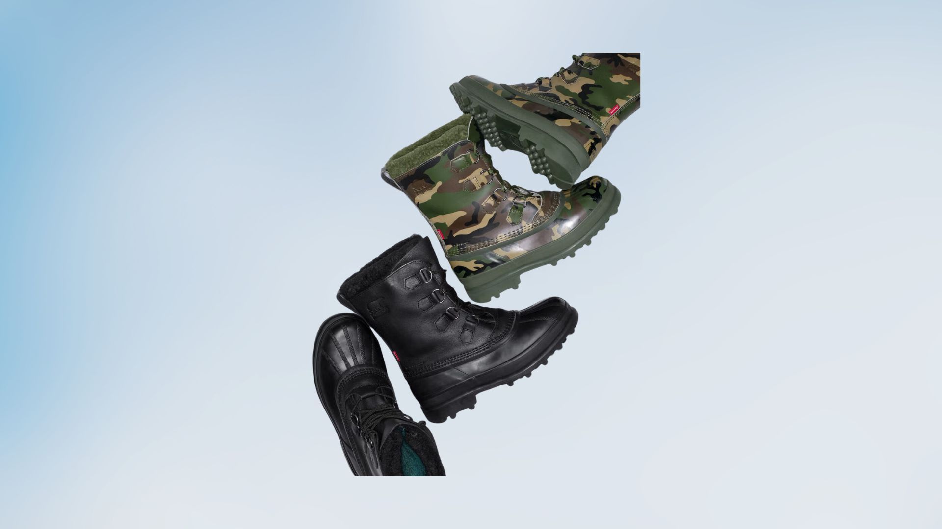 Supreme has linked up with SOREL, a leading winter boot brand to release essential winter boots (Image via Supreme)