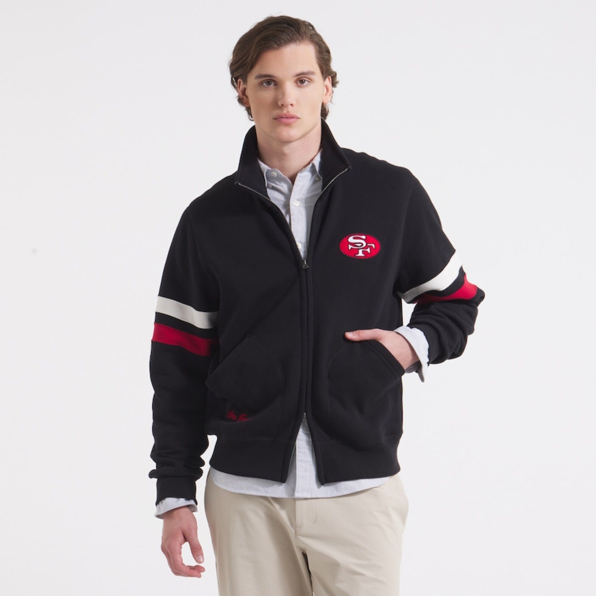 Todd Snyder x NFL x Fanatics full zip fleece (Image via NFL)