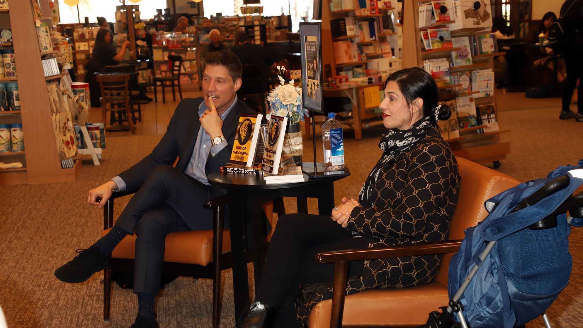 The Bold and the Beautiful&#039;s Sean Kanan and wife Michele at a book signing | Image: JPI