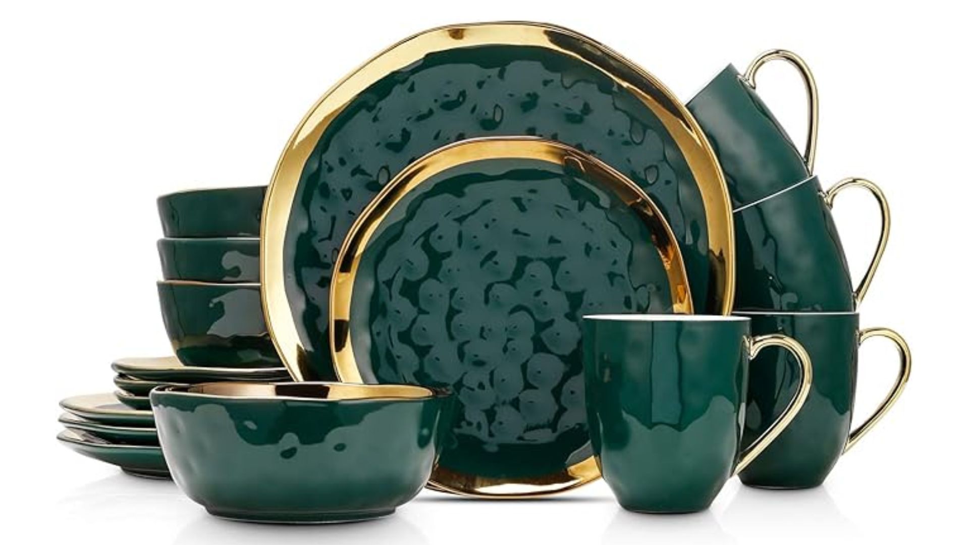 Stone Lain Porcelain Dinnerware Set (Image via Amazon)