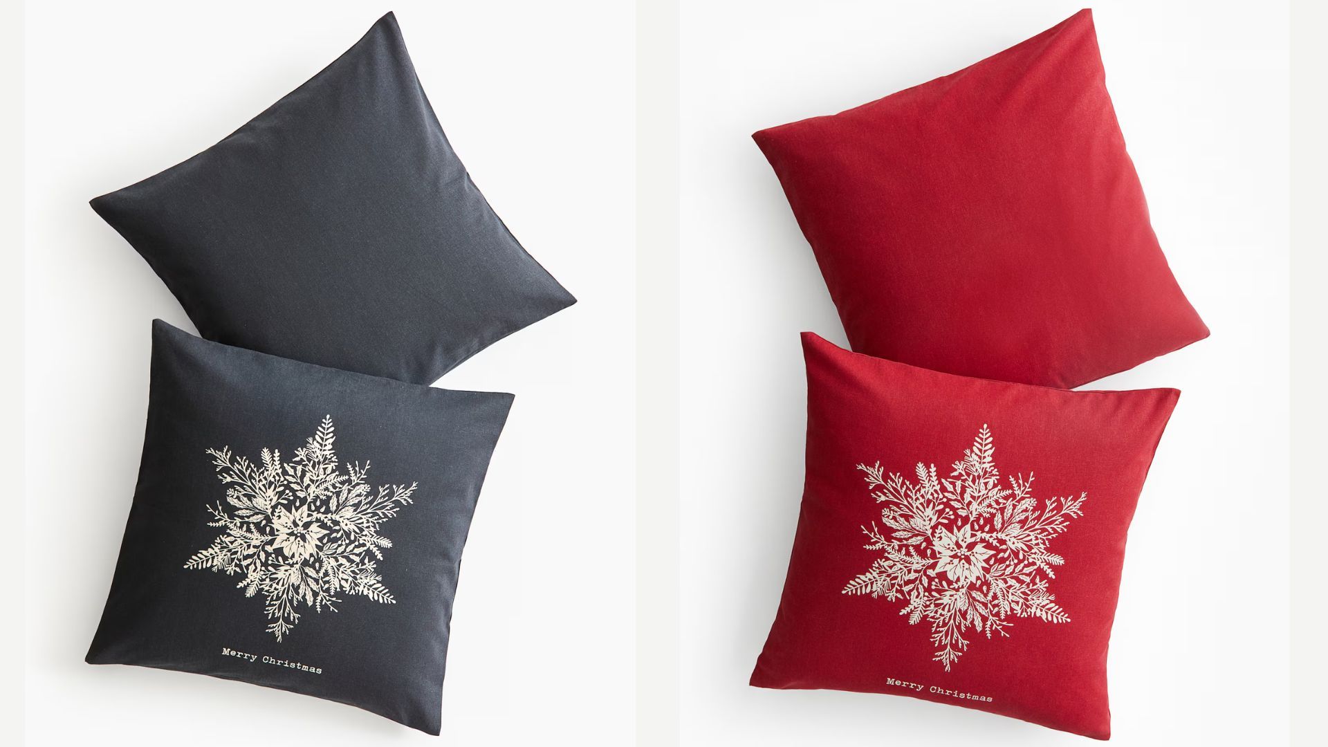 2-pack Cotton Cushion Covers (Image via H&amp;M)